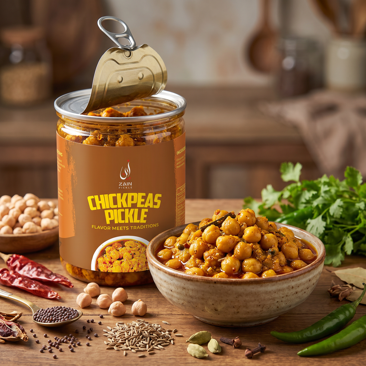Chickpeas Masala Pickle