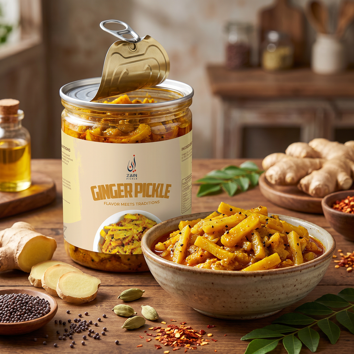 Ginger Pickle (Adrak)