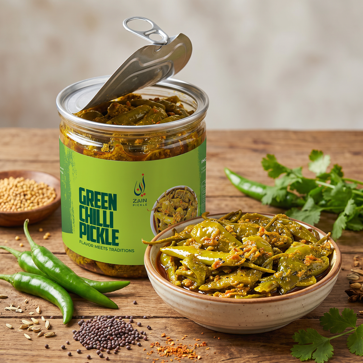 Green Chilli Pickle