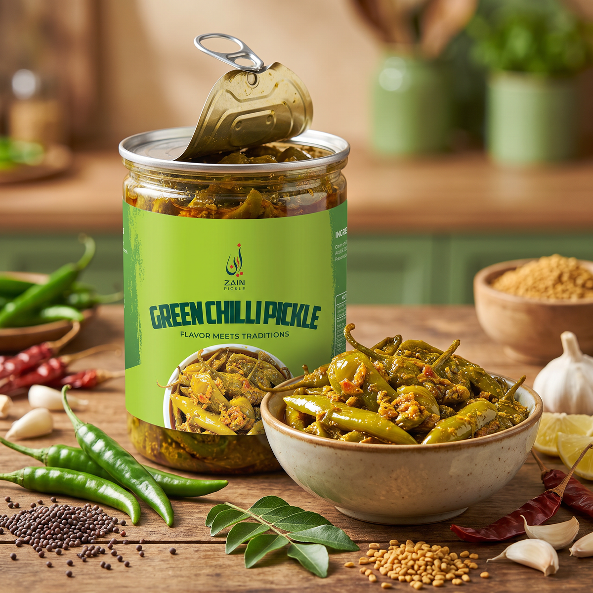 Green Chilli Pickle