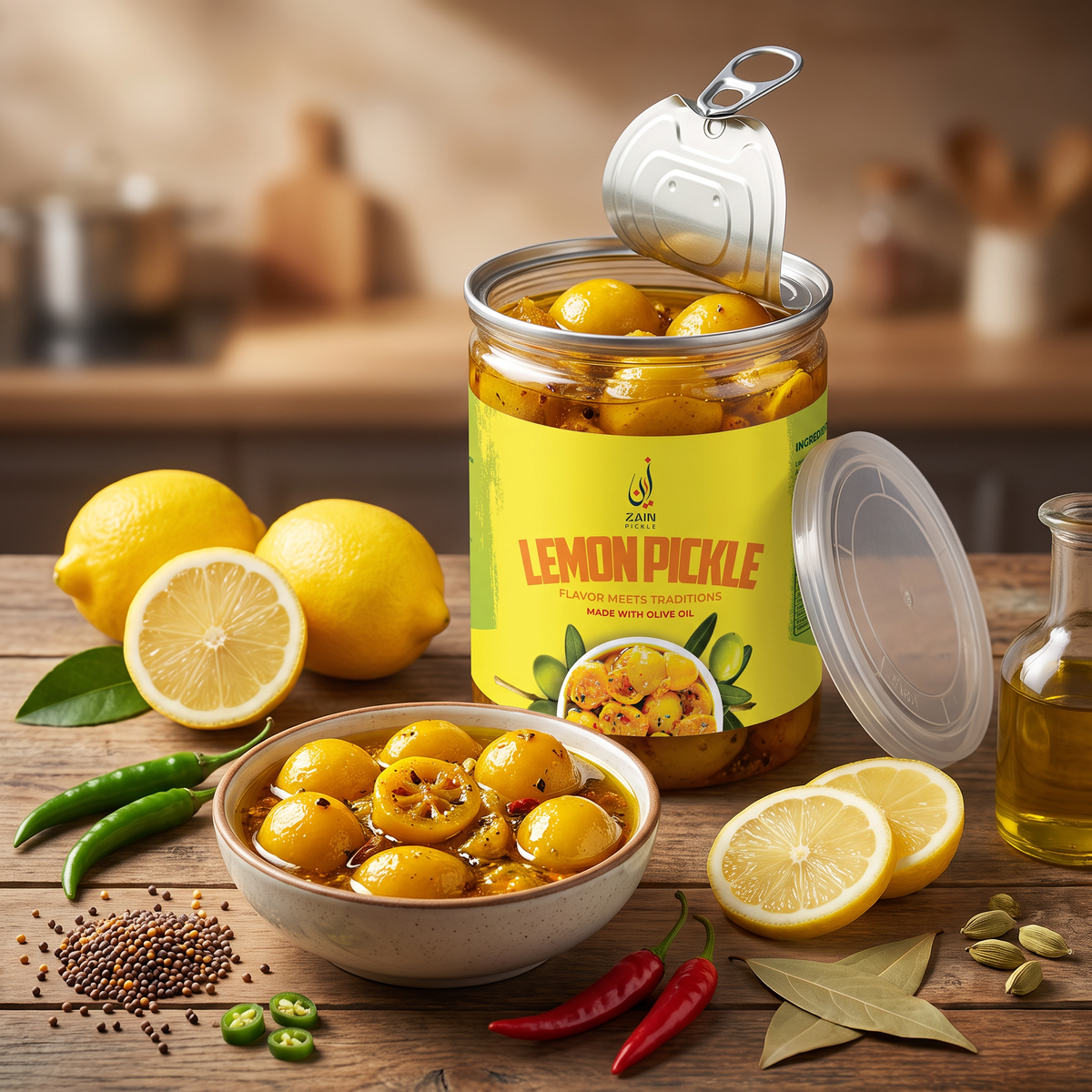 Lemon Pickle (Olive Oil)