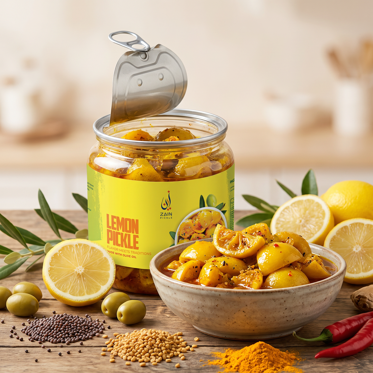 Lemon Pickle (Olive Oil)