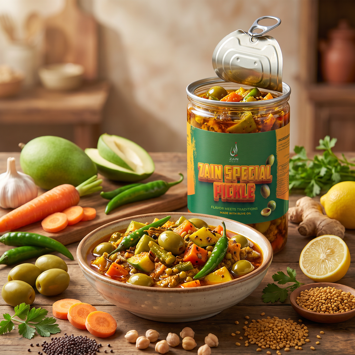 Zain Special Pickle (Olive Oil)